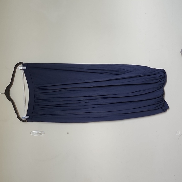 Peruvian Connection Souk Skirt Faux Wrap Deep Blue Skirt Size XL - Picture 4 of 10